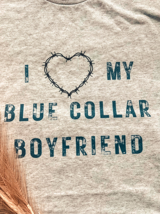 Blue Collar Boyfriend Tee